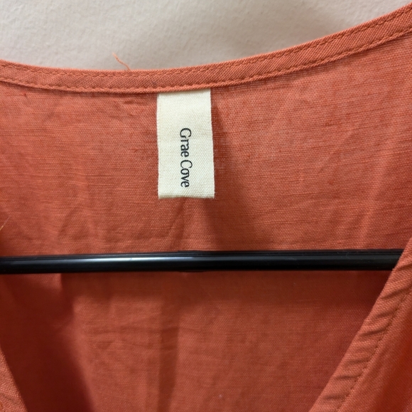 Grae Cove V-Neck Belted Cropped Jumpsuit - Picture 2 of 5